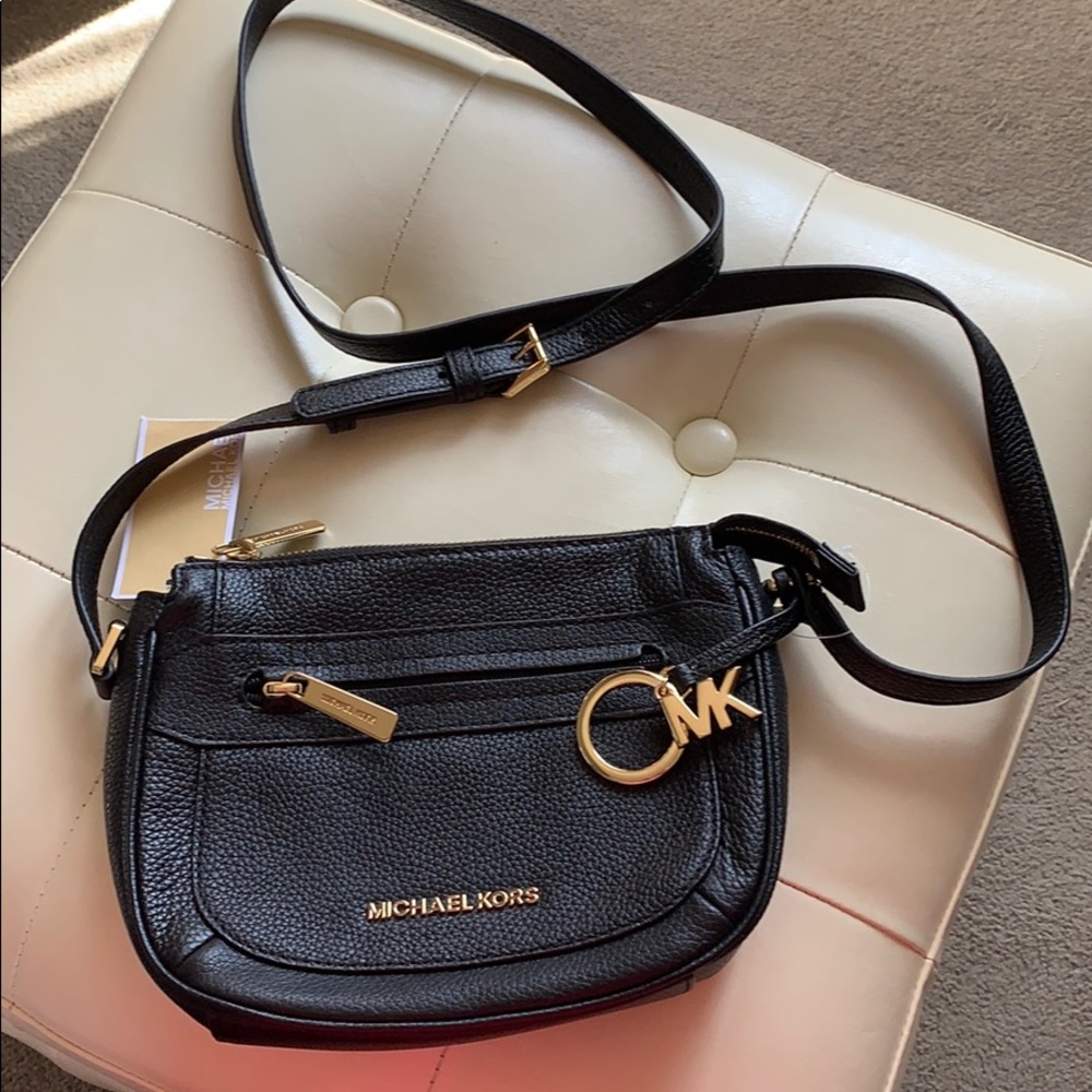 NWT Michael Kors black crossbody